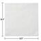 Linen-Like 8.5" x 8.5" Linen-Like White Dinner Napkins 300 PK 120053 - alternate 2